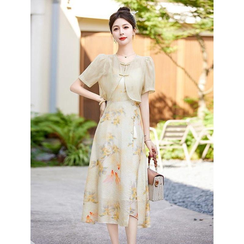 夏季女装新款套装时尚长裙