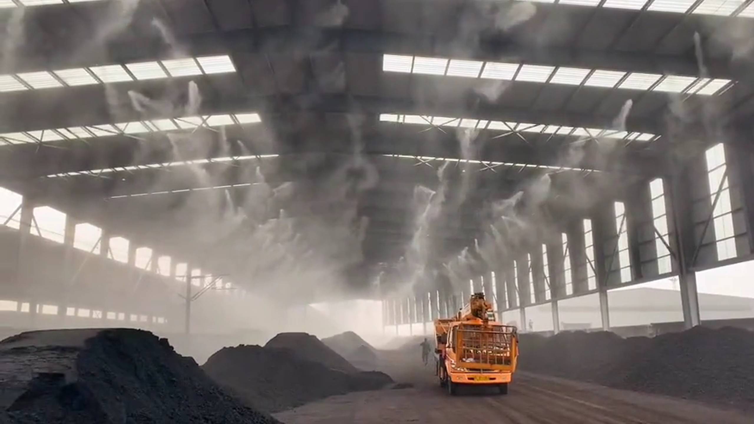 破碎车间高压喷雾降尘